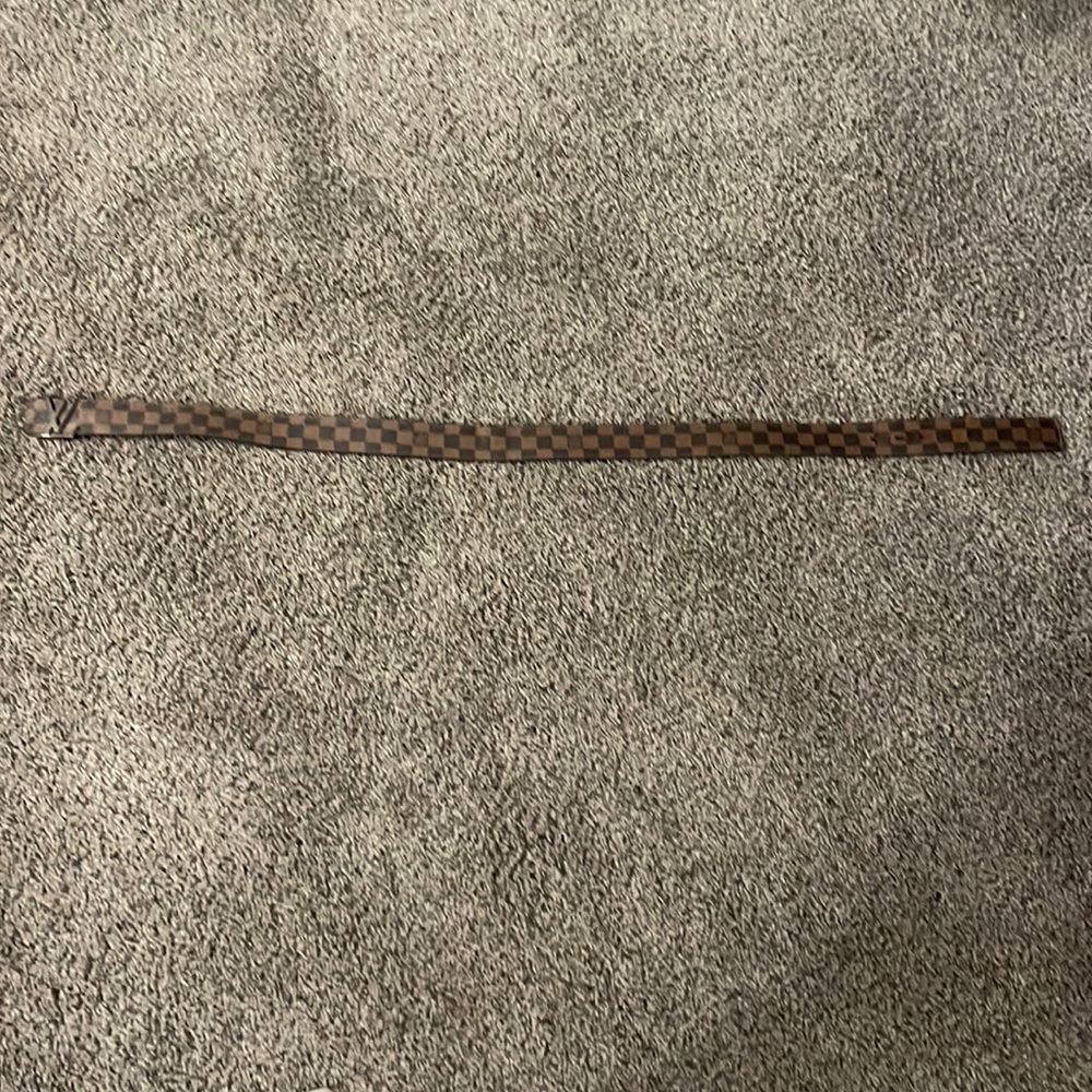 Louis Vuitton Checkered Belt